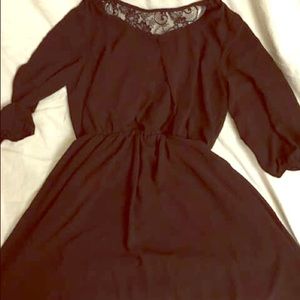 Short black dress